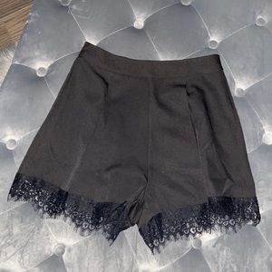 Black dress shorts